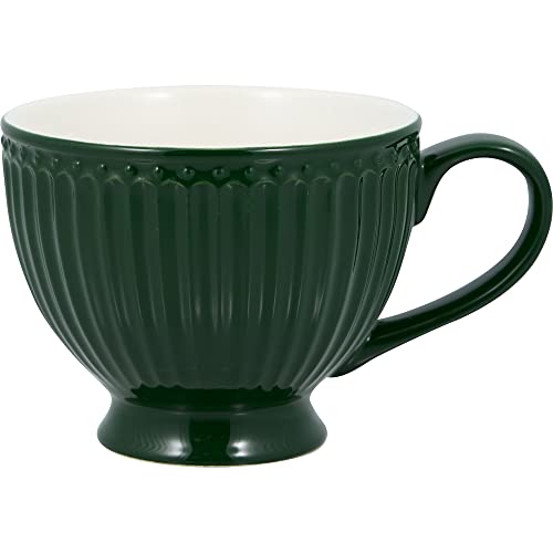 GreenGate Alice Teetasse mit Henkel Porzellan grün L 0,4 Ø 11,5 cm von GreenGate