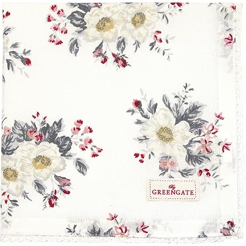 GreenGate Abella Stoffserviette mit Spitze Weiss 40x40cm GreenGate Abella Stoffserviette mit Spitze Weiss 40x40cm von GreenGate