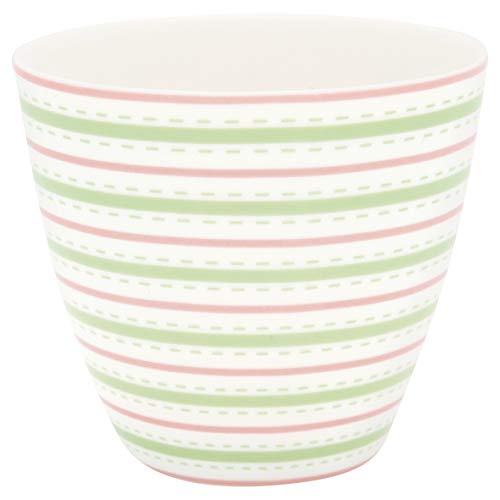 GreenGate - Becher, Tasse, Kaffeebecher, Latte cup - SARI - Porzellan - Höhe 9 cm von GreenGate