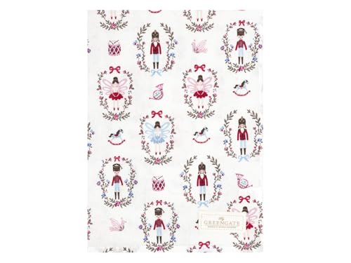 GreenGate Cindarella Geschirrtuch White 70x50cm von GreenGate