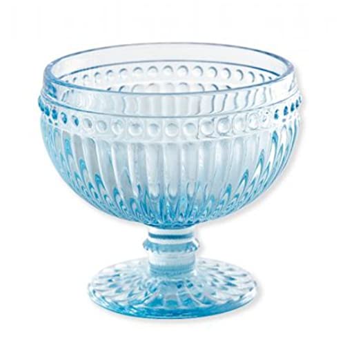 GreenGate Dessertschale Alice Glas BLAU 300 ml Glasschale Everyday Pale Blue von GreenGate