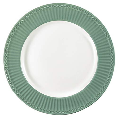 GreenGate- Dinner Plate/Speiseteller - D: ca 26,5 cm -Alice Dusty Green von GreenGate