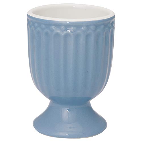 GreenGate Eierbecher Alice Blau 6,5 cm Keramik Everyday Geschirr Sky Blue von GreenGate