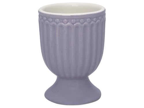 GreenGate Eierbecher Alice Lila 6,5 cm Keramik Everyday Geschirr Lavender von GreenGate