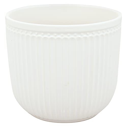 GreenGate Flower Pot Alice White Large von GreenGate
