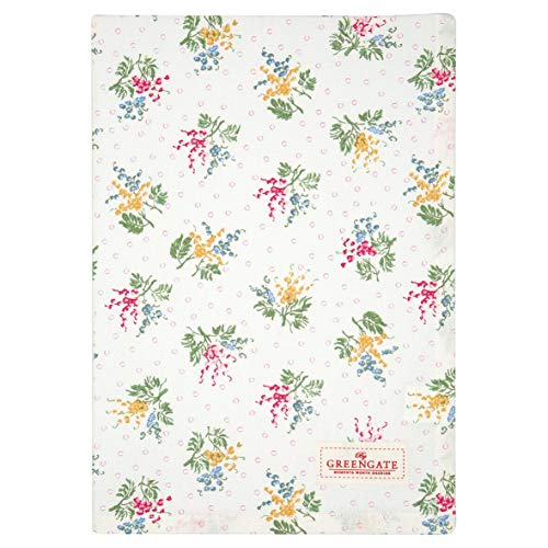 GreenGate - Geschirrtuch/Tea Towel Mira White - LxB : 70 x 50 cm - 100% Baumwolle von GreenGate