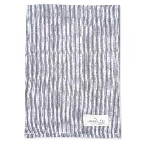 GreenGate Geschirrtuch Alicia Pale Grey Grau Baumwolle 50x70 Küchentuch 1-farbig von GreenGate