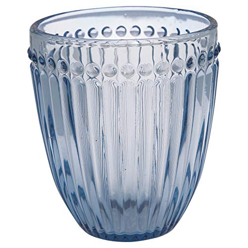 Greengate - Glas, Wasserglas - Alice - Glas - blau - Höhe 9,5 cm von GreenGate