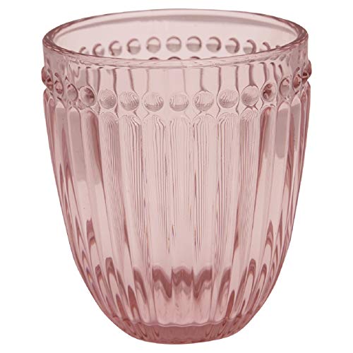 GreenGate - Glas, Wasserglas - Alice - Glas - pink/rosa - Höhe 9,5 cm von GreenGate