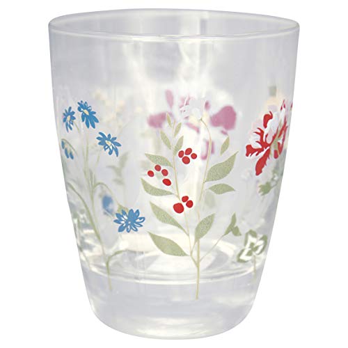 GreenGate Glas THILDE Wasserglas 300 ml Trinkglas Saftglas mit Blumen von GreenGate