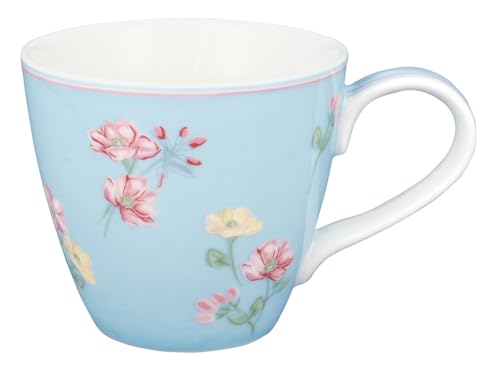 GreenGate Lianca Becher mit Henkel Pale Blue 0,35l von GreenGate