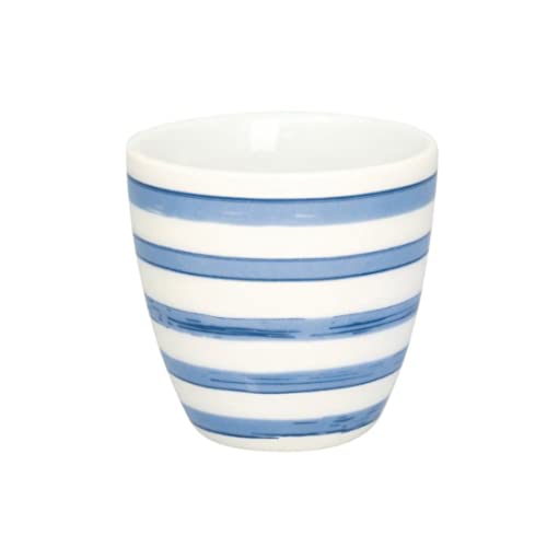 GreenGate - Mini Latte Cup, Tasse, Becher - Sally - Keramik - Farbe: blue/blau - (ØxH) 7 x 6,5 cm von GreenGate