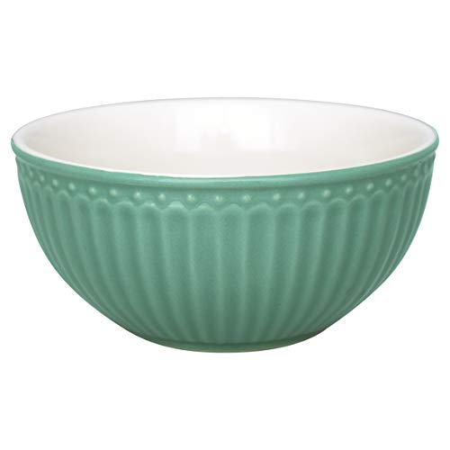 GreenGate Porzellan Müsli Schale Alice Dusty Green von GreenGate