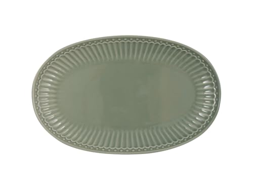 GreenGate Plätzchenteller Alice Dusty Green Grün Everyday Geschirr Kuchenteller von GreenGate