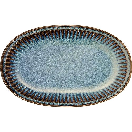 GreenGate Plätzchenteller Alice Oyster Blue Blau Everyday Geschirr Kuchenteller von GreenGate