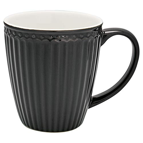 GreenGate STWMUGAALI8806 Alice Tasse Dark Grey 0,3 l (1 Stück) von GreenGate