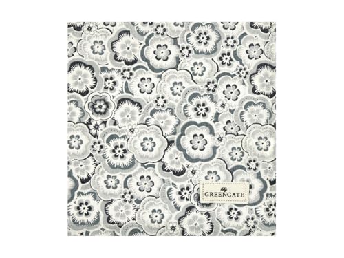 GreenGate Selma Stoffserviette grau 40x40cm von GreenGate