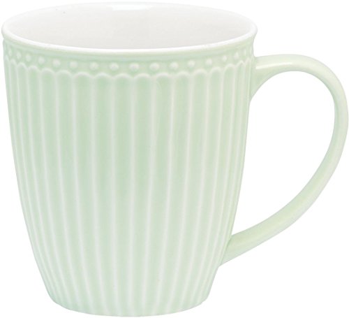GreenGate - Tasse - Henkeltasse - Kaffeetasse - Mug - Alice - Pastell grün - Porzellan - 300 ml von GreenGate