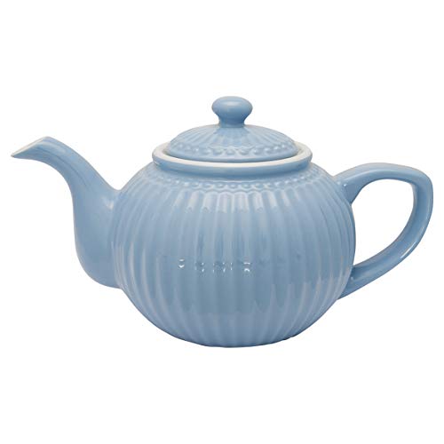 GreenGate - Teekanne - Alice - Porzellan - Sky Blue - 1 l von GreenGate