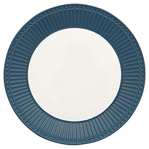GreenGate - Teller, Frühstücksteller - Alice - Porzellan - Ocean Blue - D 23 cm von GreenGate