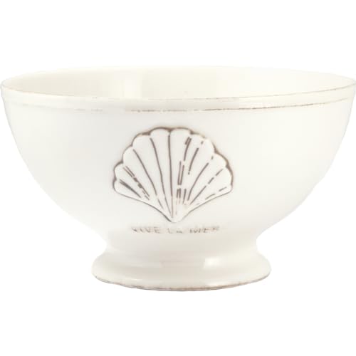 GreenGate Vive la mer Suppenbowl white 0,5l von GreenGate