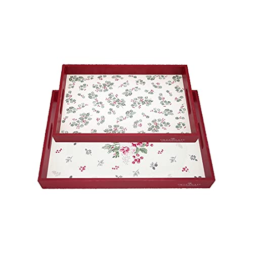 GreenGate [W] Tray Charline White Set of 2 Ass von GreenGate