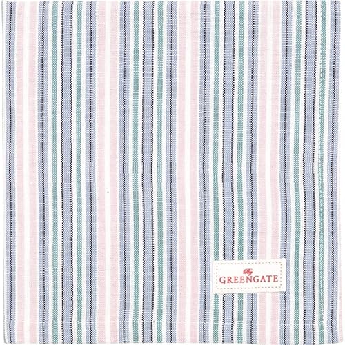 Greengate COTNAPLEI0108 Leise Stoffserviette White 40 x 40 cm (1 Stück) von GreenGate