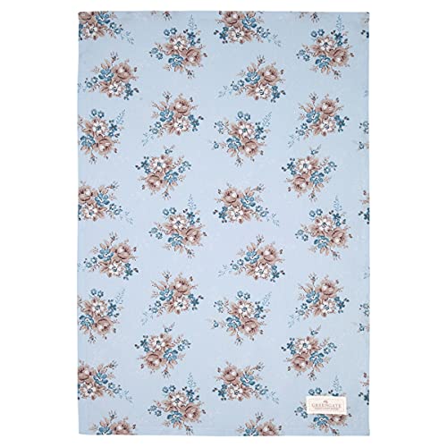 Greengate COTTEAMAR2812 Marie Geschirrtuch Dusty Blue 50 x 70 cm (1 Stück) von GreenGate