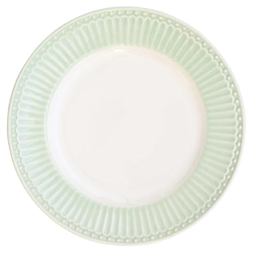 Greengate STWPLASAALI3906 Alice Teller klein blass grün 17,5 cm (1 Stück) von GreenGate