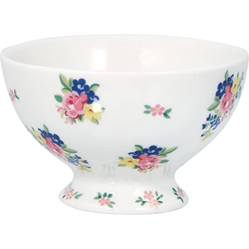 GreenGate STWSNAAUG0106 Augusta Snack Bowl white 10 cm (1 Stück) von GreenGate