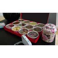 Tee-Geschenkbox - 12Er Set. Das Perfekte Teegeschenk Trockenblumen Geschenkset von GreenHeartStoreUK