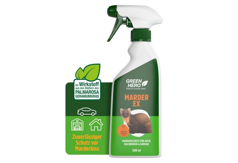 GreenHero Marderspray Marder-EX Marderabwehr, 500 ml von GreenHero