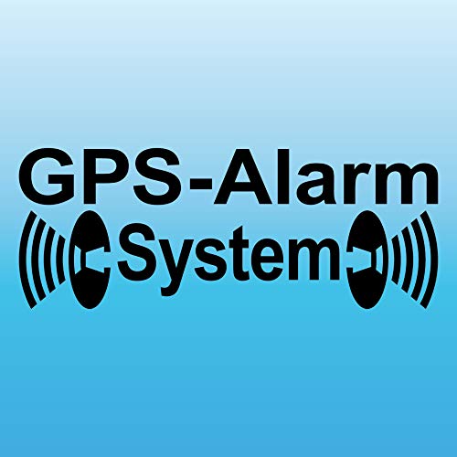 Aufkleber Tattoo GPS Alarm System schwarz gespiegelt für Innenseite von Glas Scheibe Auto Fenster Folie von GreenIT