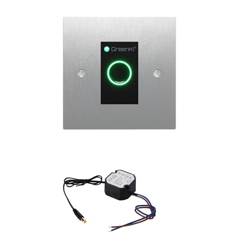 GreenKi Fingerprint & Kartenscanner/Türschloss + 12V DC UP-Netzteil von GreenKi