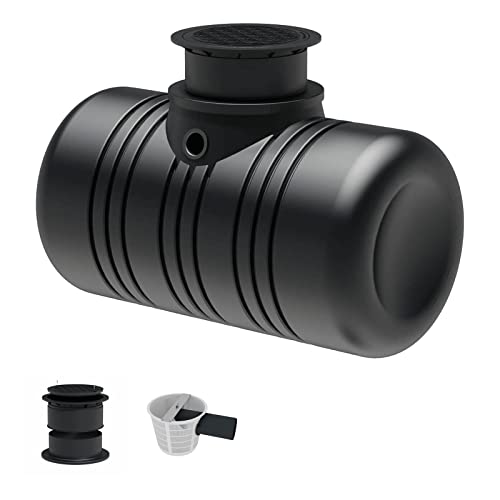 Aktion Zisterne 2100 Liter Standard II inkl. 2 Anschlüsse DN 100 mit Gummidichtung, Schiebedom, Filterkorb und begehbarem Deckel - Regenwasserbehälter bzw. Regenwassertank unterirdisch für Regenwasser von GreenLife