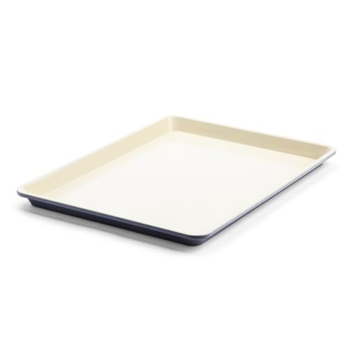 GreenLife Bakeware gesunde Keramik-Backform, antihaftbeschichtet, halbe Backform, PFAS-frei, 45,7 x 33 cm, Schwarz GreenLife Bakeware gesunde Keramik-Backform, antihaftbeschichtet, halbe Backform, PFAS-frei, 45,7 x 33 cm, Schwarz von GreenLife