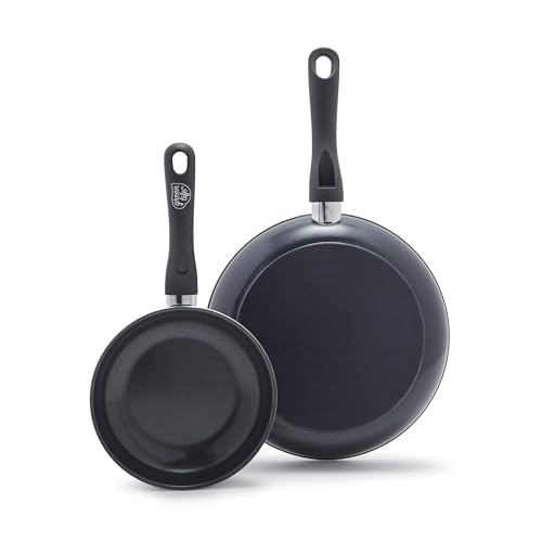GreenLife CC003470-001 Weicher Gesundes Keramik-Kochgeschirr-Set mit Antihaftbeschichtung, PFAS-freie, Bakelit-Griffe, Schwarz Diamant GreenLife CC003470-001 Weicher Gesundes Keramik-Kochgeschirr-Set mit Antihaftbeschichtung, PFAS-freie, Bakelit-Griffe, Schwarz Diamant von GreenLife