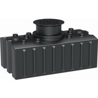 Regenwasser-Flachtank 2.000 l mit Ausgleichsdom und begehbarer Abdeckung von GreenLife