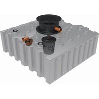 Regenwasser-Flachtank 4.000 l mit Biovitor von GreenLife