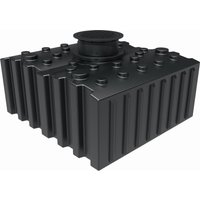 Regenwasser-Flachtank 5.000 l mit Ausgleichsdom und begehbarer Abdeckung von GreenLife