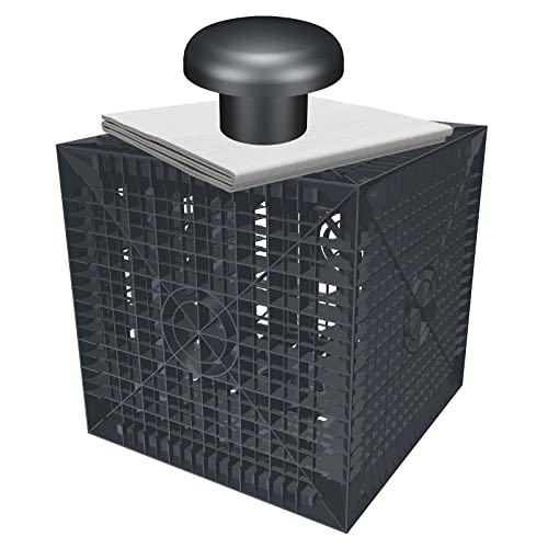GreenLife Sickerbox Sickerwürfel Set 205 Liter inkl. 4 m² Geotextil Vlies und Entlüfter (Notüberlauf) für Regenwasser Versickerung - Rigole BZW. Sickerspeicher für den Garten von GreenLife