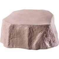 Unterstand für den Dekor-Regenspeicher "Hinkelstein, granitrot von GreenLife