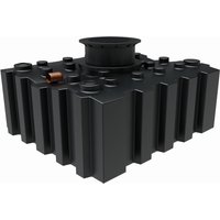 Regenwasser-Flachtank 3.000 l mit Ausgleichsdom und begehbarer Abdeckung von GreenLife