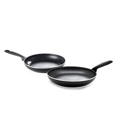 GreenPan, Andorra Keramik Pfannenset, antihaftbeschichtet - 28 cm + 30 cm, Schwarz von GreenPan