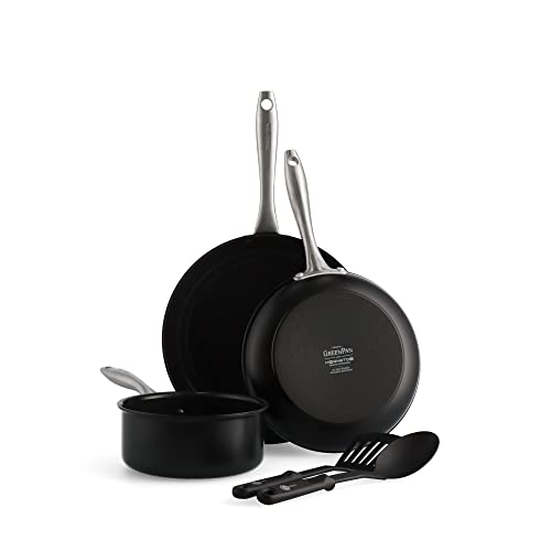GreenPan CC003463-001 Prime Midnight Gesunde Keramik-Antihaftbeschichtung, schwarz von GreenPan