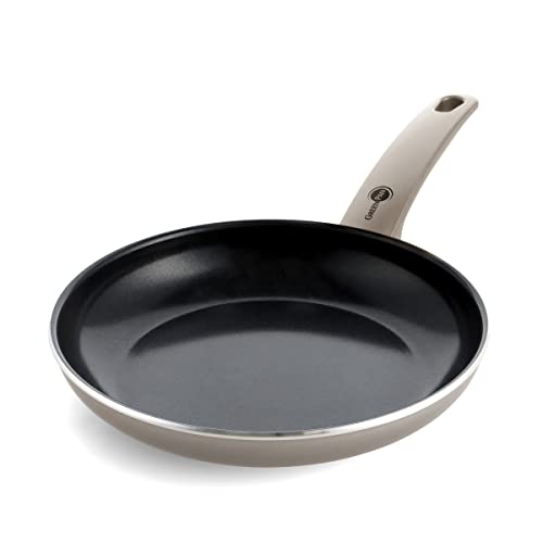 GreenPan Cambridge Bratppfanne (28 cm), gesunde keramische Antihaftbeschichtung, PFAS-frei, induktionsgeeignet, spülmaschinengeeignet, Bronze von GreenPan