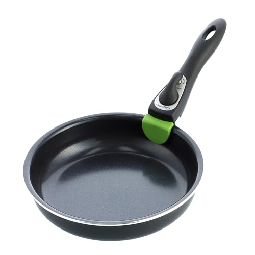 GreenPan Clip Series Bratpfanne mit abnehmbarem Griff, Aluminium, gesunde Keramik-Antihaftbeschichtung, Induktion, spülmaschinenfest, PFAS-frei, 20,3 cm, Schwarz GreenPan Clip Series Bratpfanne mit abnehmbarem Griff, Aluminium, gesunde Keramik-Antihaftbeschichtung, Induktion, spülmaschinenfest, PFAS-frei, 20,3 cm, Schwarz von GreenPan