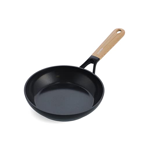 GreenPan Eco-Smartshape Gesunde keramische Antihaft-Bratpfanne, 20 cm, helles Holz, PFAS-frei, induktionsgeeignet, spülmaschinenfest, schwarz von GreenPan