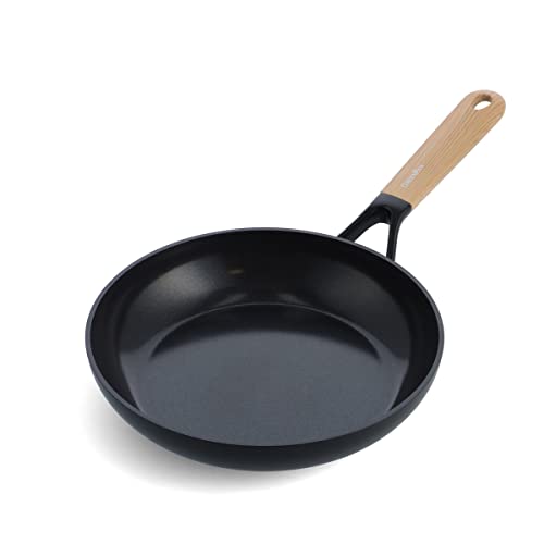 GreenPan Eco-Smartshape Gesunde keramische Antihaft-Bratpfanne, 24 cm, Helles Holz, PFAS-frei, induktionsgeeignet, spülmaschinenfest, Schwarz von GreenPan