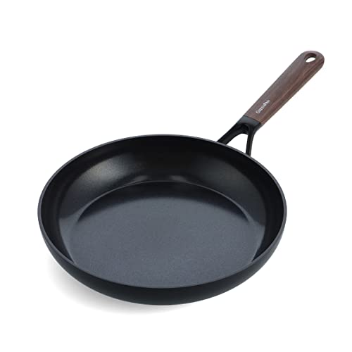 GreenPan Eco-Smartshape Gesunde keramische Antihaft-Bratpfanne, 28 cm, dunkles Holz, PFAS-frei, induktionsgeeignet, spülmaschinenfest, Schwarz von GreenPan